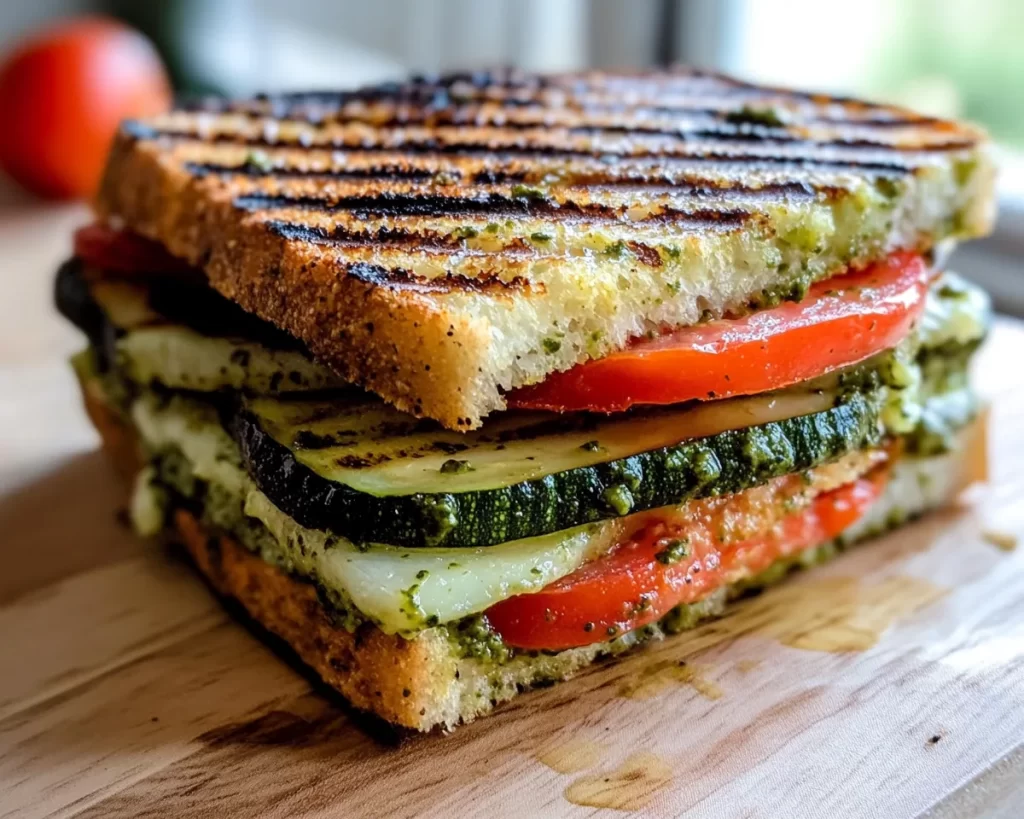 Summer Dinner Ideas: Grilled Veggie & Pesto Panini in 15 Minutes