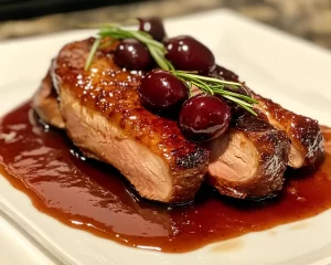 Spring Dinner Party: Seared Duck With Cherry Sauce in 30 Minutes