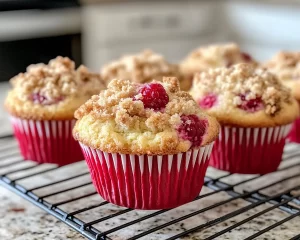 Spring Baking: Raspberry Streusel Muffins in 5 Steps