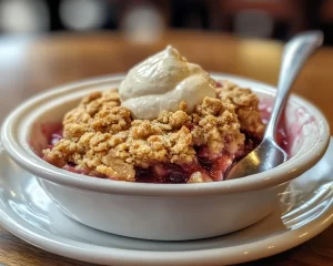 Spring Baking: Strawberry Rhubarb Crisp in 5 Steps