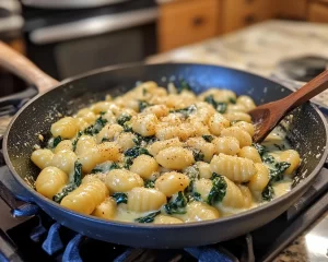 Spring Dinner Ideas: Creamy Spinach Gnocchi in 20 Minutes