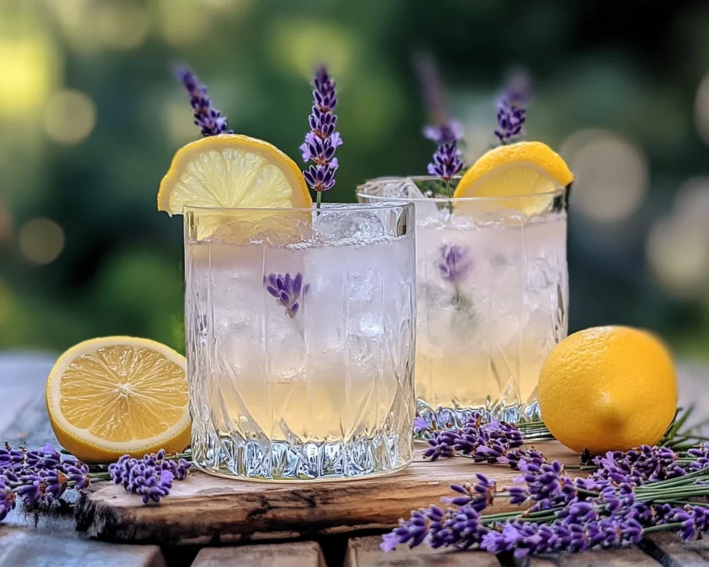Spring Cocktails: Lavender Lemon Gin Spritz in 10 Minutes