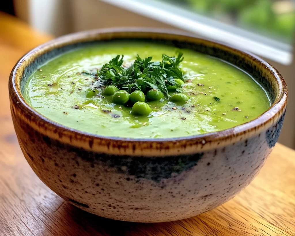Spring Soup: Creamy Pea & Potato Soup in 25 Minutes