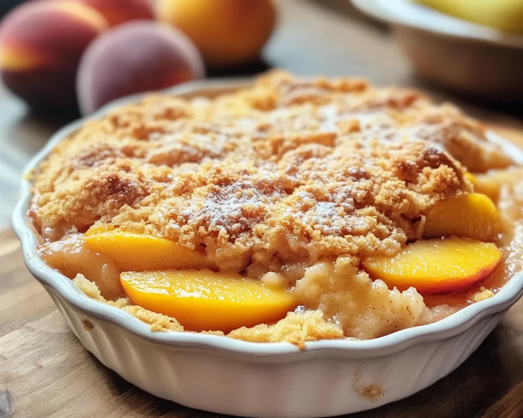 Spring Baking: Peach Cobbler in 5 Steps