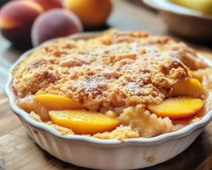 Spring Baking: Peach Cobbler in 5 Steps