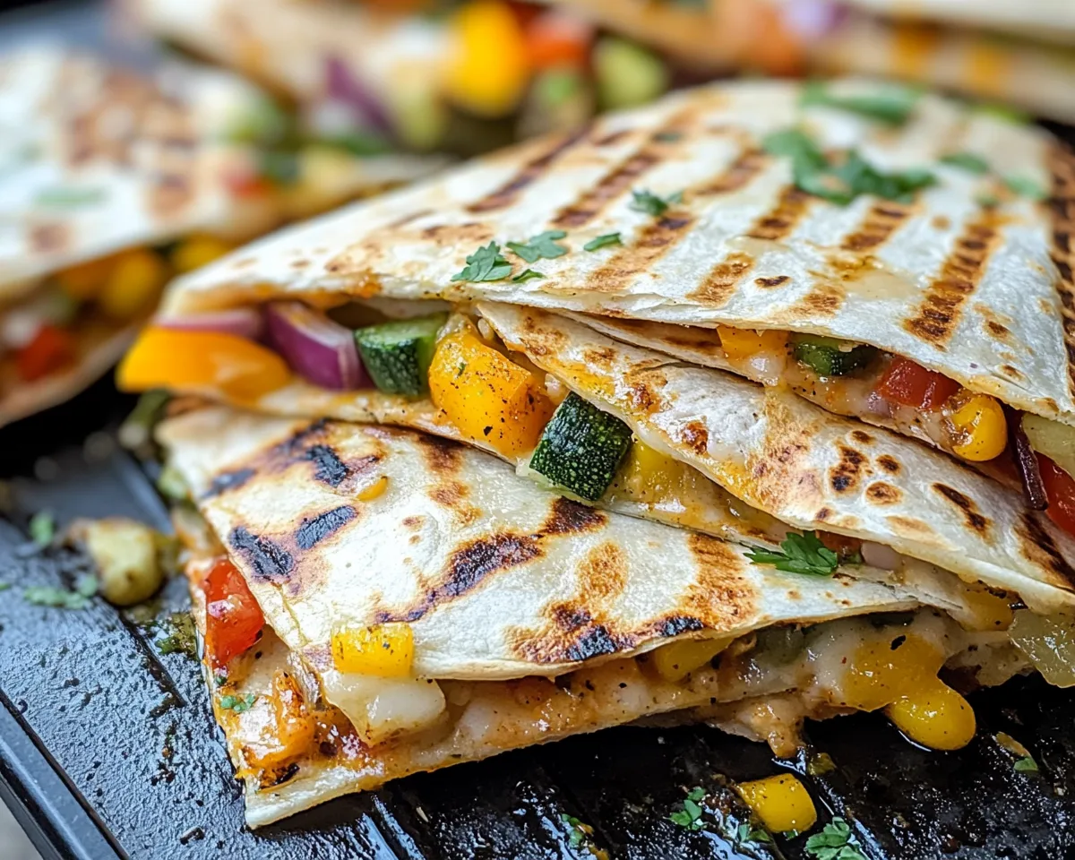 Summer Dinner Ideas: Grilled Veggie Quesadillas in 15 Minutes