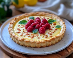 Spring Desserts: Lemon Almond Tart in 7 Steps