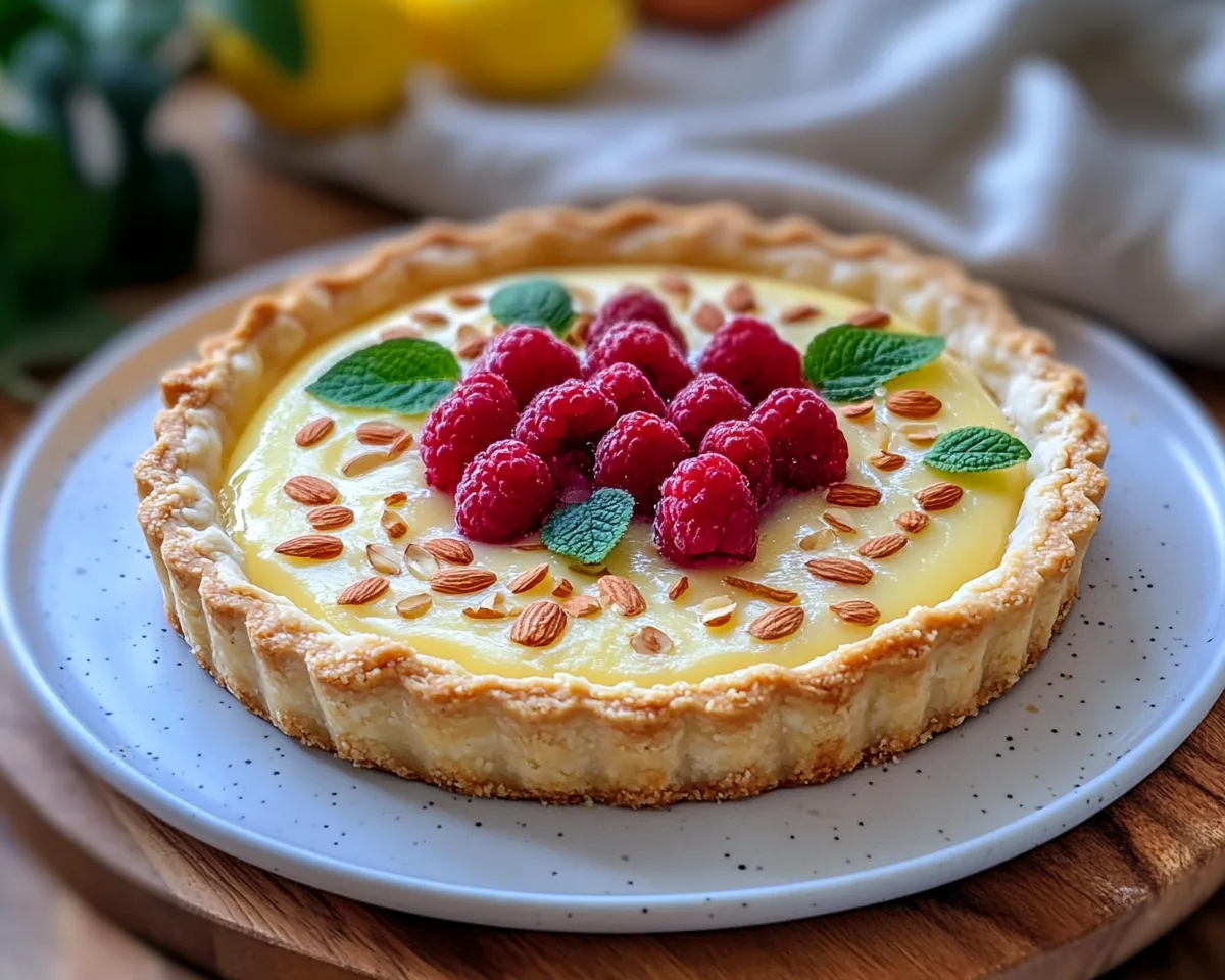 Spring Desserts: Lemon Almond Tart in 7 Steps