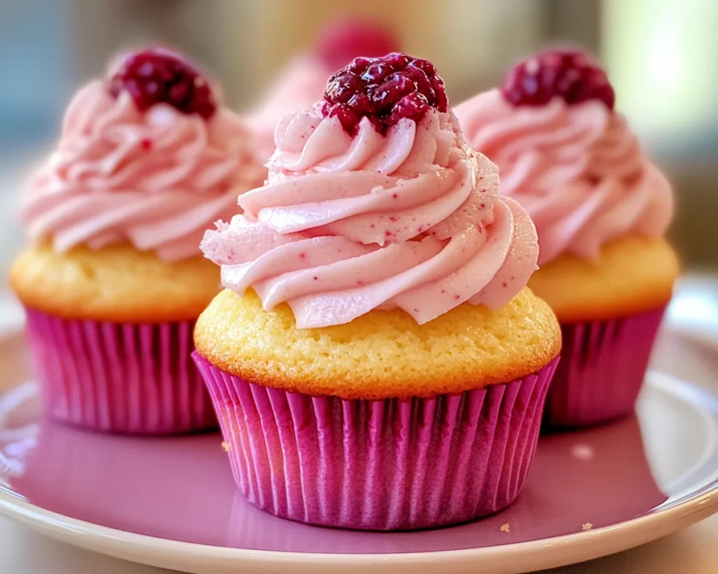 Spring Cupcakes: Lemon Berry Swirl Cupcakes in 7 Steps