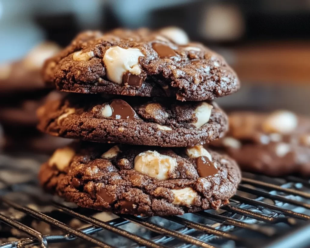 Black Forest Cookie: Triple Chocolate Cherry Cookies in 30 Minutes