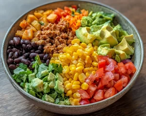 Spring Dinners: Turkey Taco Salad Bowl