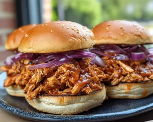 Summer Dinner Ideas: BBQ Pulled Chicken Sandwiches in 15 Minutes