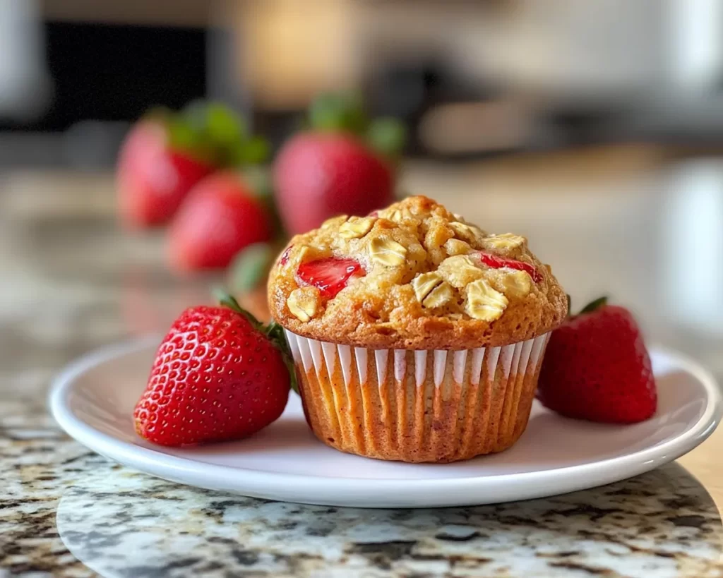 Spring Baking: Strawberry Oat Muffins in 5 Steps