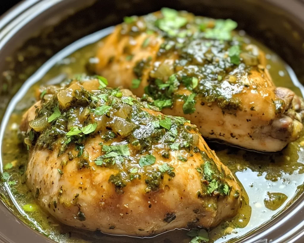Summer Crockpot Recipes: Slow Cooker Salsa Verde Chicken in 10 Minutes Prep