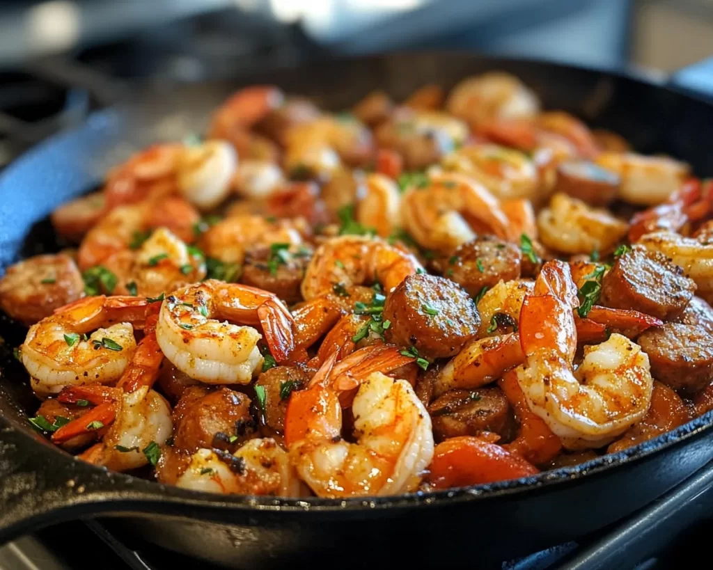 Summer Dinner Recipes: Cajun Shrimp and Sausage Skillet in 20 Minutes
