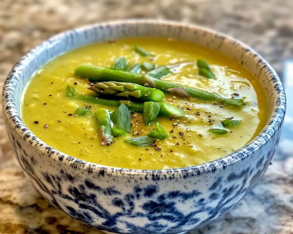 Spring Soup: Asparagus Soup in 15 Minutes