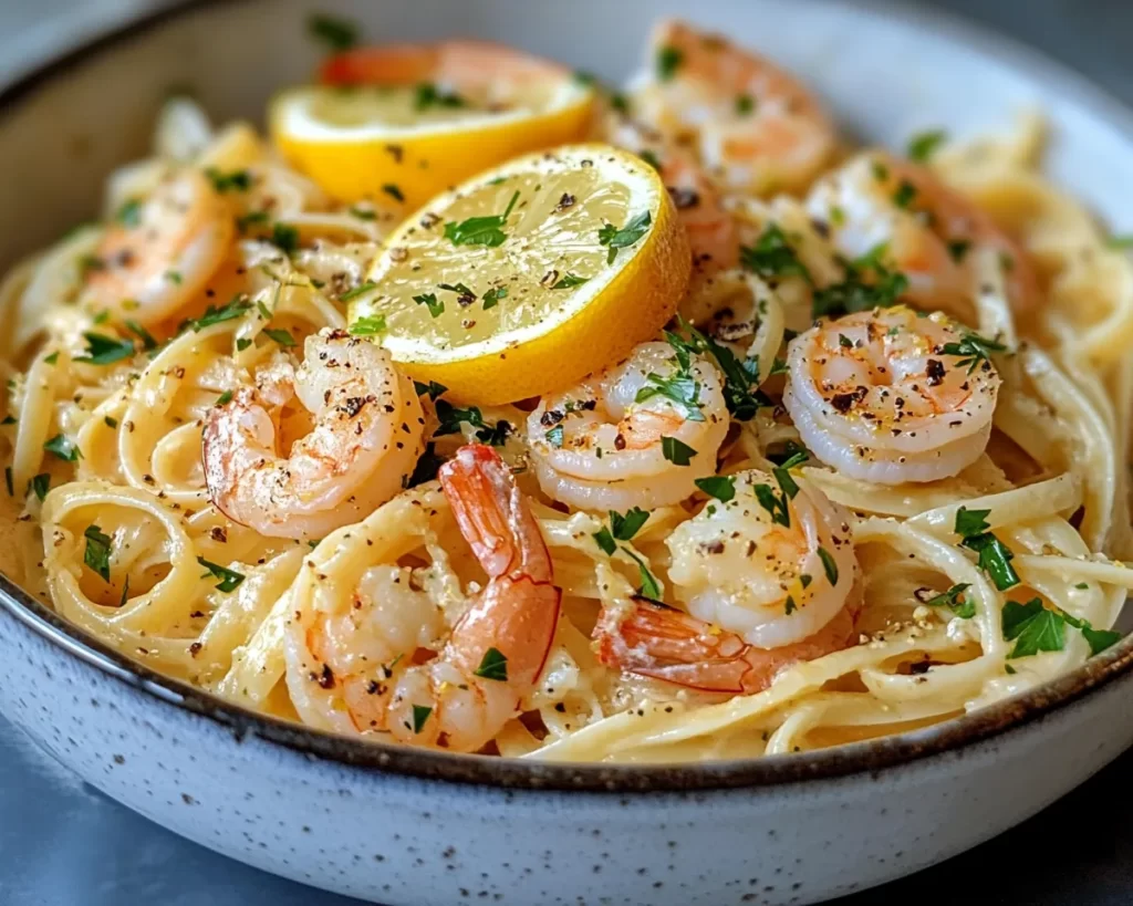 Summer Dinner Ideas: Creamy Lemon Pasta With Shrimp in 20 Minutes