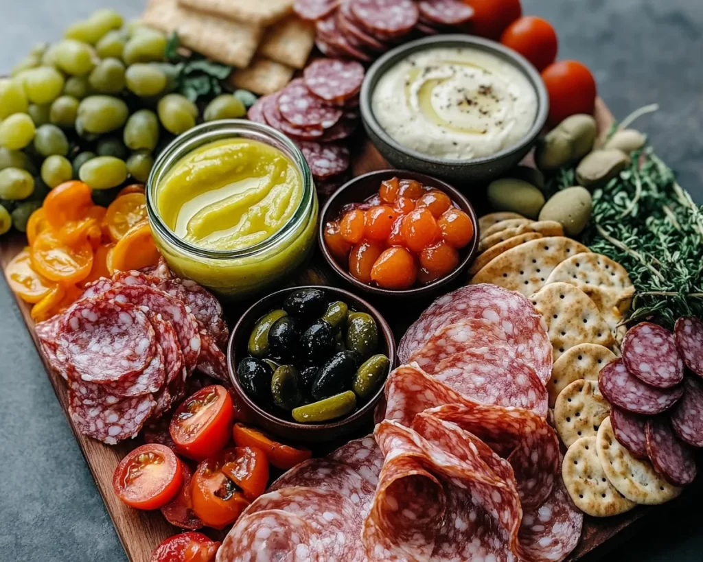 Spring Charcuterie Board Ideas: Easter Brunch Board With Dips in 15 Minutes