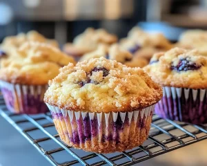 Spring Baking: Blueberry Streusel Muffins in 5 Steps