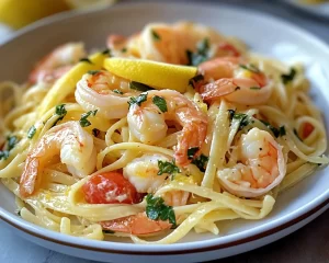 Spring Dinner: Lemon Butter Shrimp Pasta in 20 Minutes