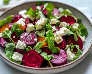 Spring Dinner Ideas: Roasted Beet and Feta Salad in 25 Minutes