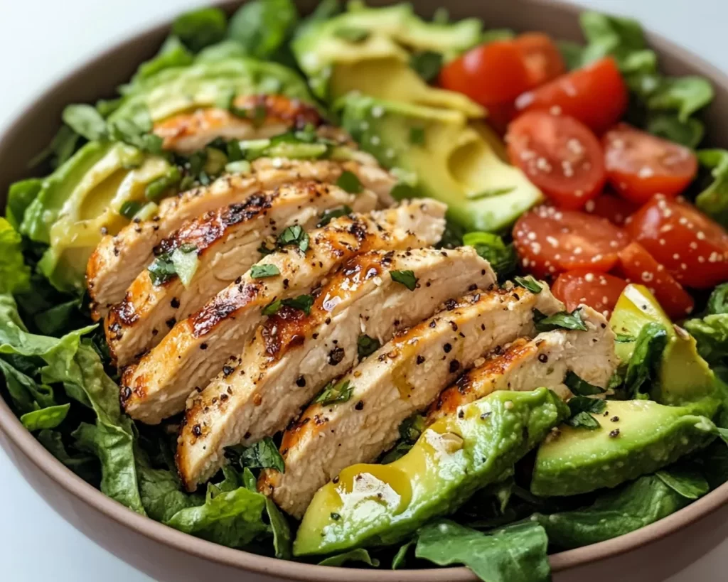 Healthy Easy Recipes: Avocado Chicken Salad in 10 Minutes