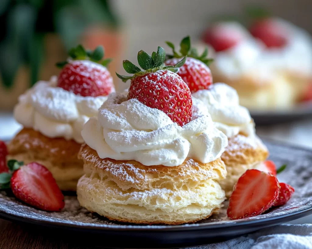 Spring Desserts: Strawberry Cream Puffs in 5 Steps