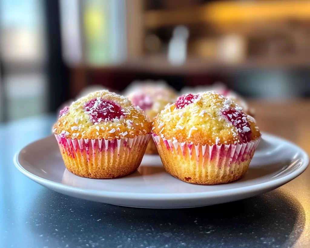 Spring Baking: Coconut Berry Muffins in 5 Steps