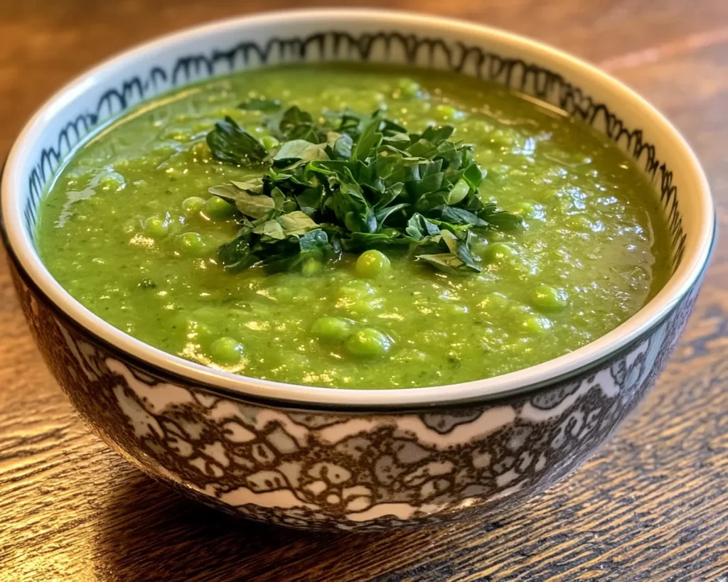 Spring Soup: Pea & Spinach Soup in 20 Minutes