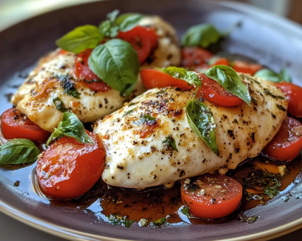 Summer Dinner Ideas: Caprese Chicken in 15 Minutes