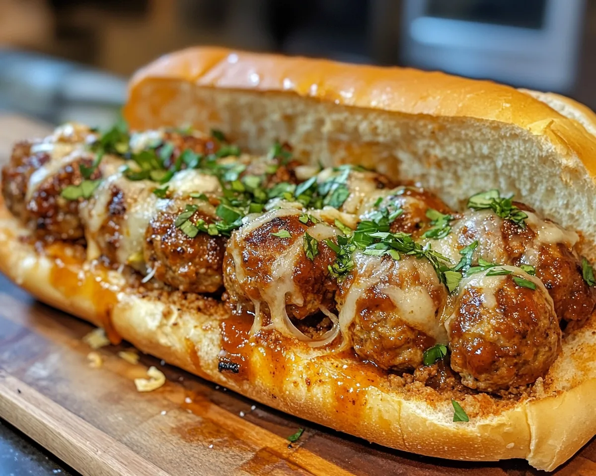 Easy Dinner Recipes for Family: BBQ Meatball Subs in 20 Minutes