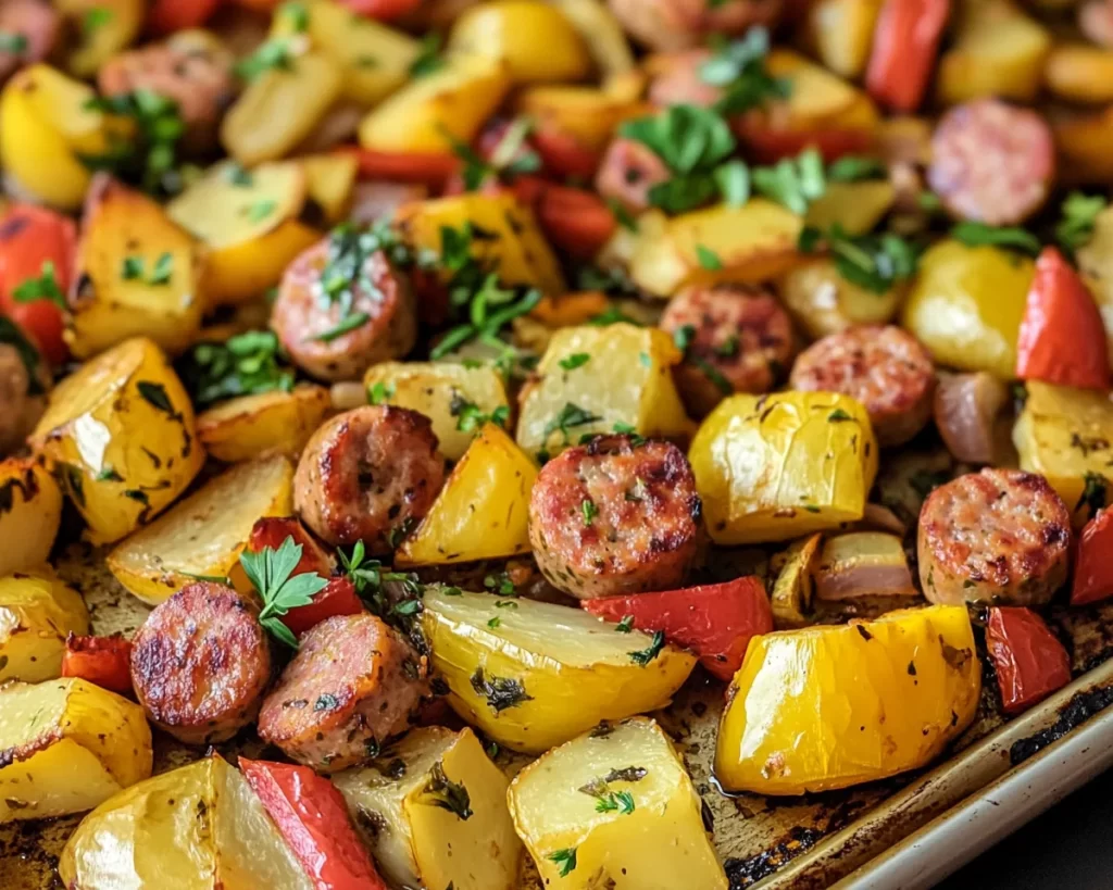 Easy Dinner Recipes for Family: Sheet Pan Sausage & Veggies in 20 Minutes
