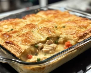 Easy Dinner Recipes for Family: Creamy Chicken Pot Pie Casserole in 30 Minutes