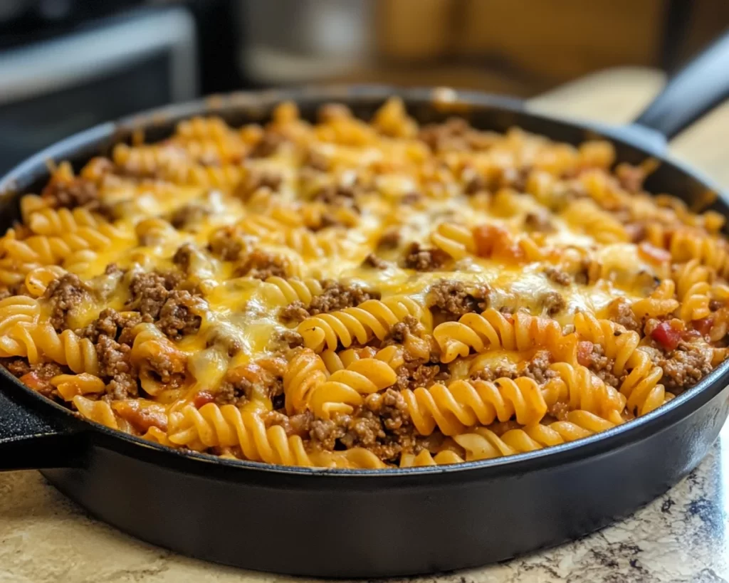 Easy Dinner Recipes for Family: Cheesy Taco Pasta in 20 Minutes