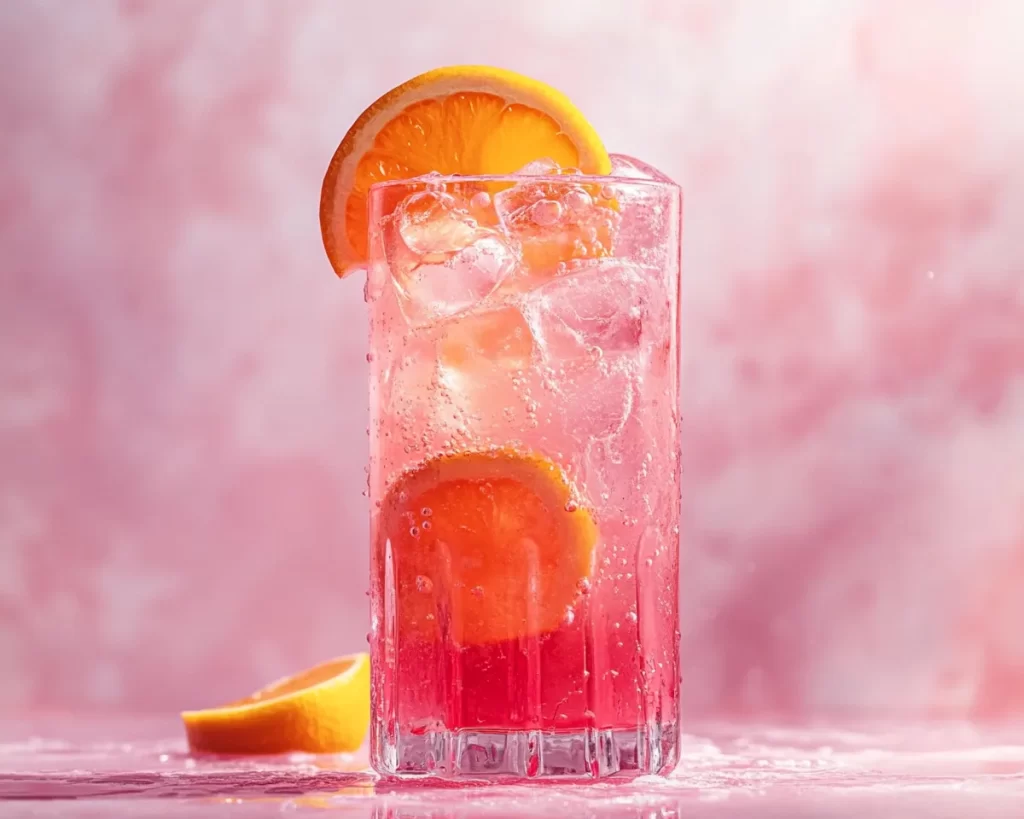 Soda Drinks Recipes: Homemade Pink Soda