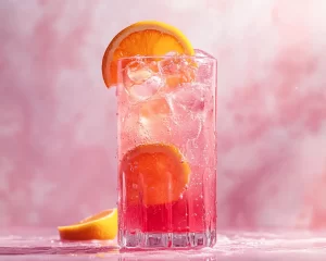 Soda Drinks Recipes: Homemade Pink Soda