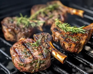 Grilling Recipes: Herb Marinated Grilled Lamb Chops in 25 Minutes