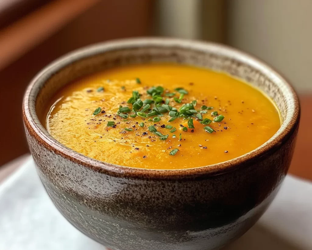 Spring Soup: Carrot Ginger Soup in 20 Minutes
