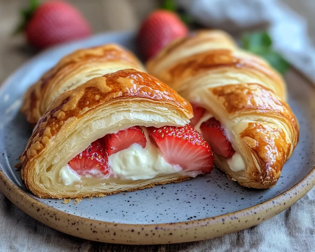 Spring Desserts: Strawberry Cream Cheese Danish in 5 Steps