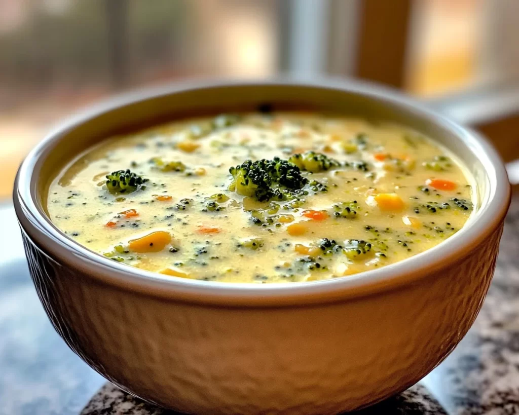 Spring Soup: Creamy Broccoli Cheddar Soup in 25 Minutes