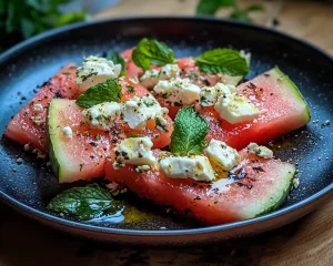 Grilling Recipes: Grilled Watermelon With Feta and Mint in 10 Minutes