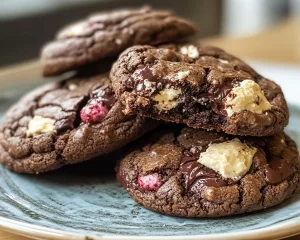 Black Forest Cookie: Nutella Stuffed Black Forest Cookies in 25 Minutes