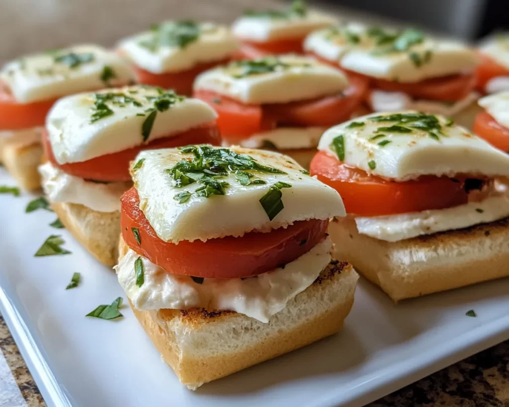 Picnic Food Ideas: Mini Caprese Sandwich Sliders in 15 Minutes