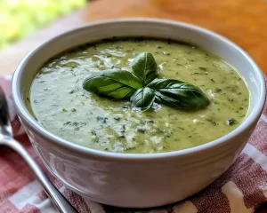 Spring Soup: Creamy Zucchini Basil Soup in 20 Minutes