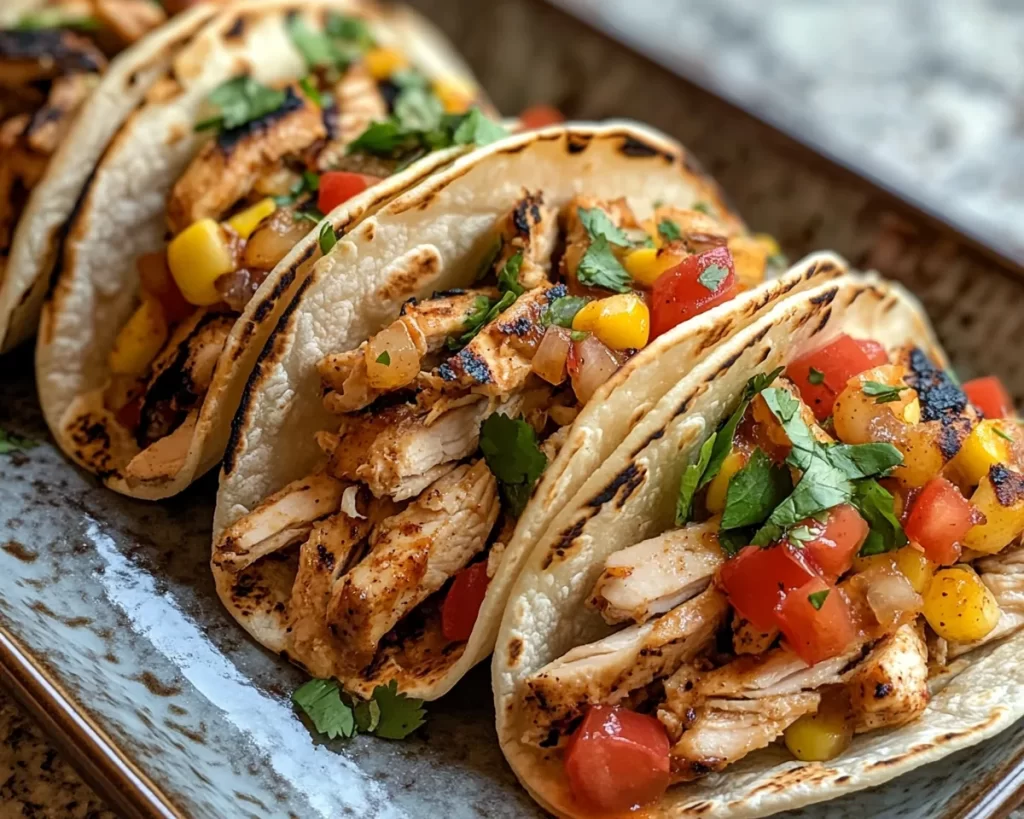 Summer Dinner Ideas: BBQ Chicken Street Tacos in 15 Minutes