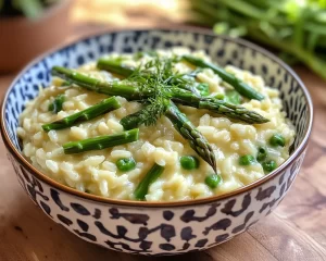 Spring Dinner Ideas: Creamy Asparagus Risotto in 30 Minutes