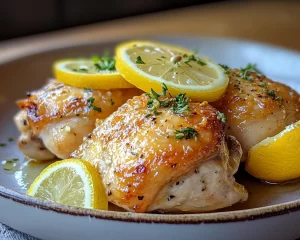 Spring Dinner: Lemon Garlic Chicken Thighs in 20 Minutes