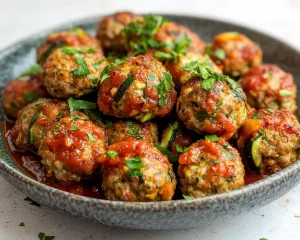 Healthy Easy Recipes: Zucchini Turkey Meatballs in 25 Minutes