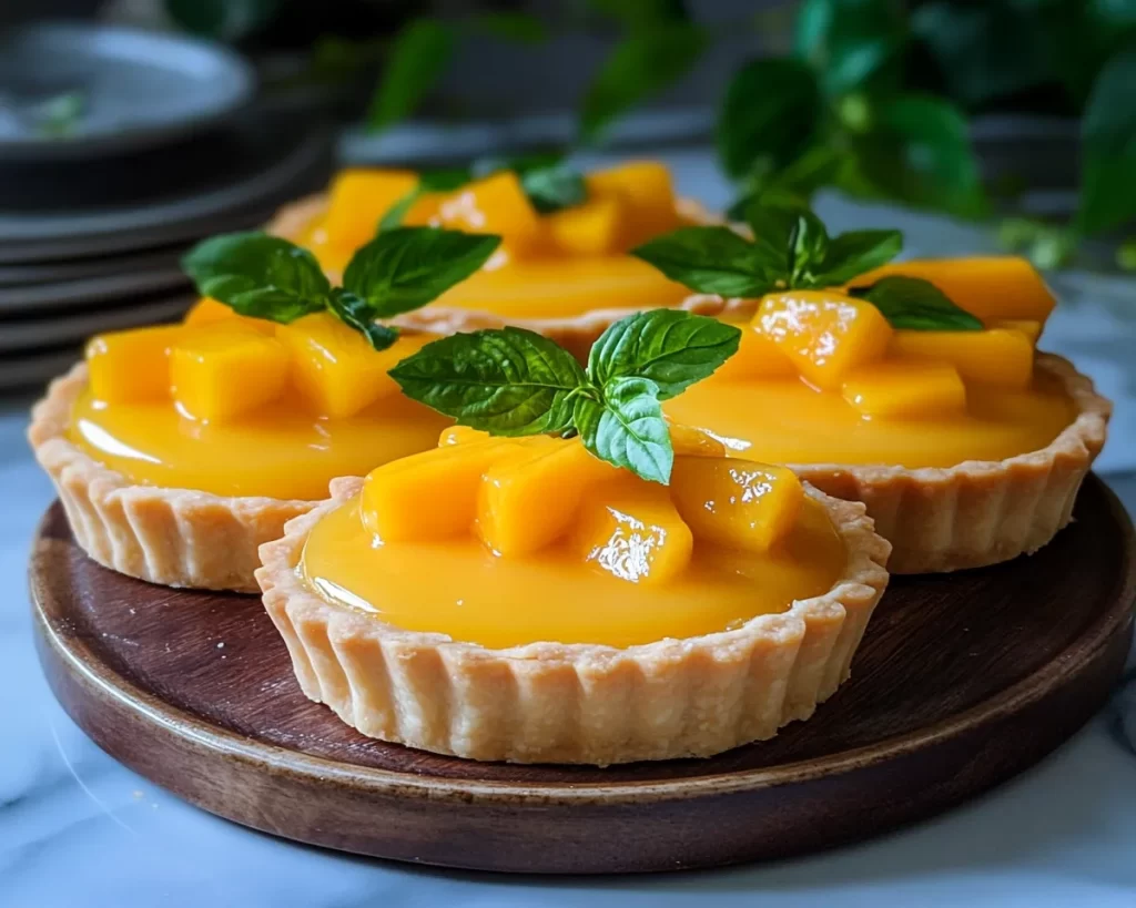 Mango Curd Tart Recipe