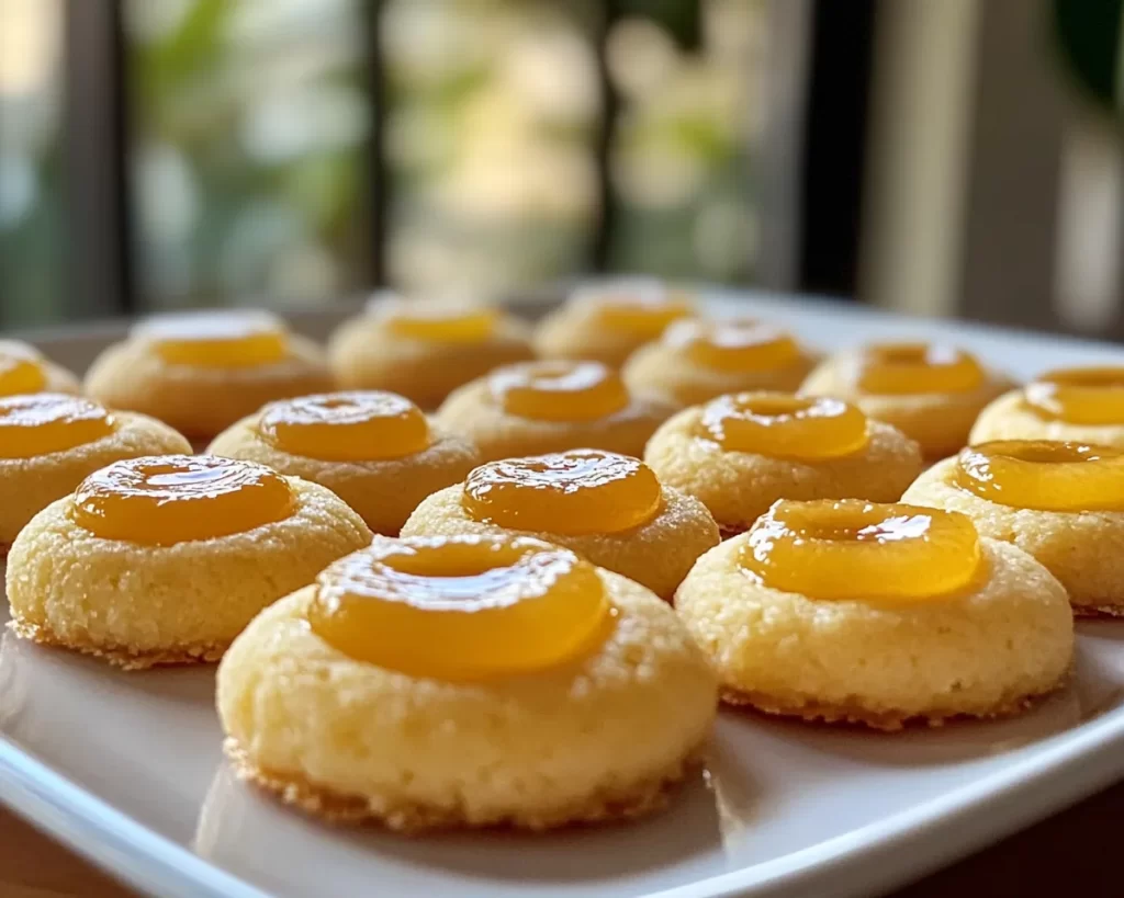 Spring Cookies: Lemon Thumbprint Cookies